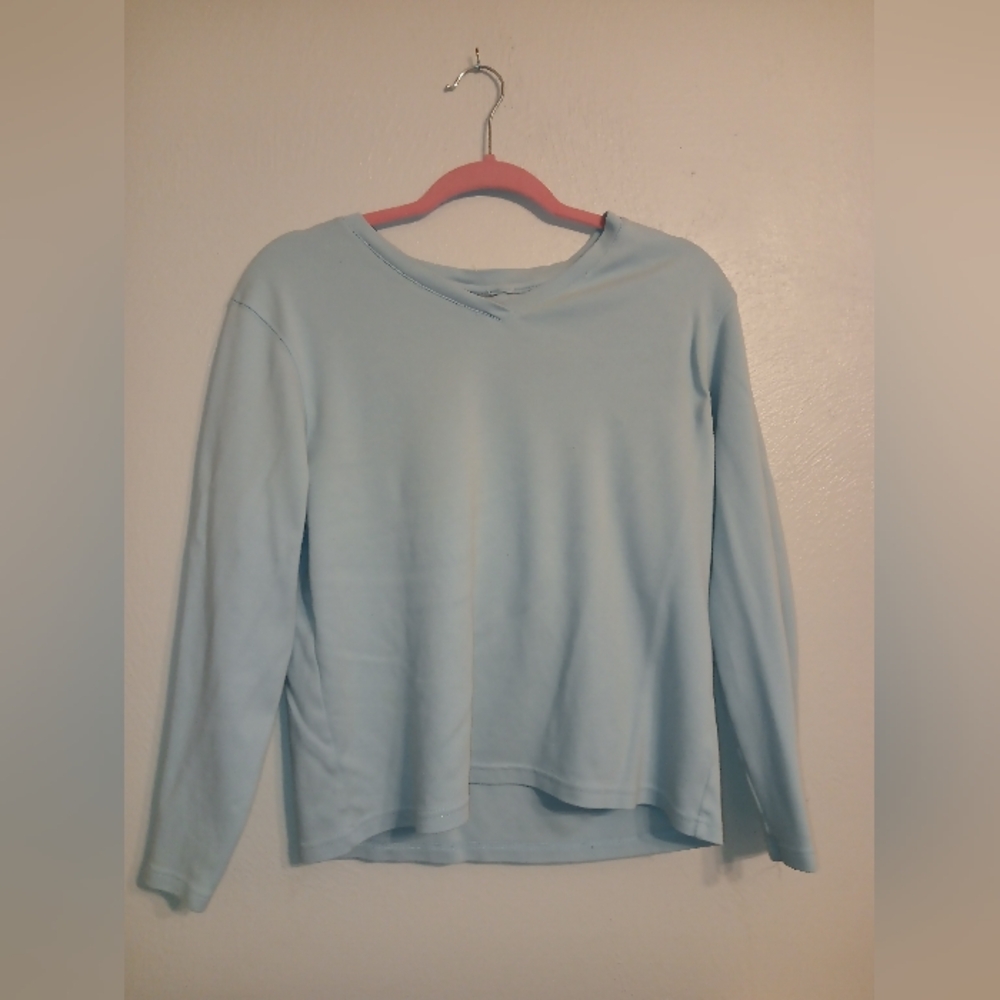Womens blue Long sleeve T-shirt